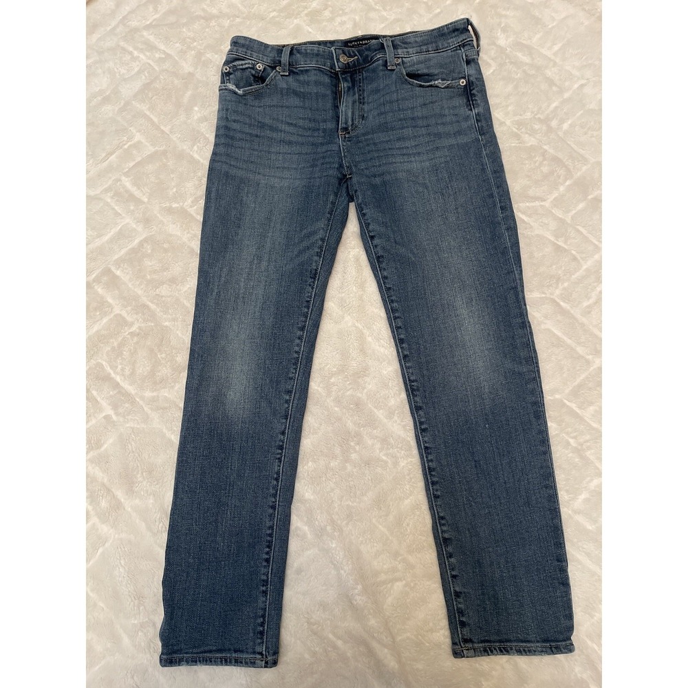 Lucky Brand Jeans Womens Size 6 Blue Denim Mid Rise Medium Wash